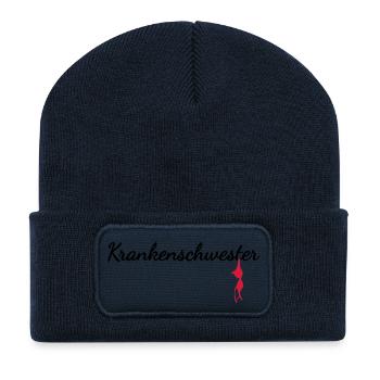 Nurse - Recycled Patch Beanie - french navy - Front
