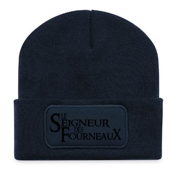 seigneur des fourneaux - Beanie recyclé à patch - bleu marine - Devant