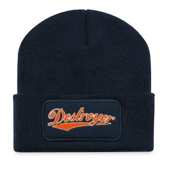 destroyer destroy zerstörer crash bandit - Recycelte Patch Beanie - French Navy - Vorne