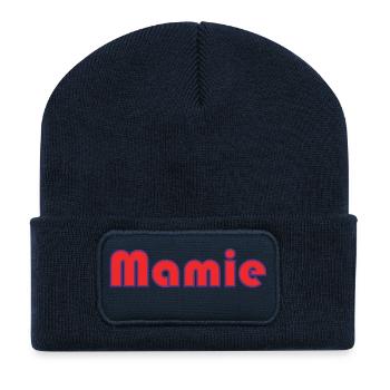 OMA. MAMA. MUTTERTAG. ALLES GUTE ZUM GEBURTSTAG DER MUTTER - Recycelte Patch Beanie - French Navy - Vorne