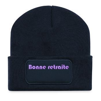 RETIREMENT. RETIREMENT. RETIRED. RETIREMENT - Recycled Patch Beanie - french navy - Front