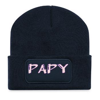 RETRAITE. BONNE RETRAITE. JOYEUSE RETRAITE - Beanie recyclé à patch - bleu marine - Devant