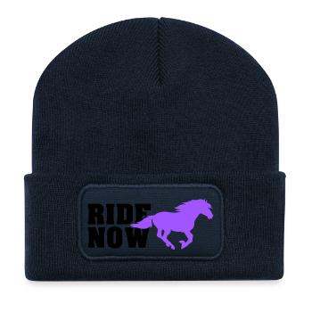 ride now - Recycled Patch Beanie - french navy - Front