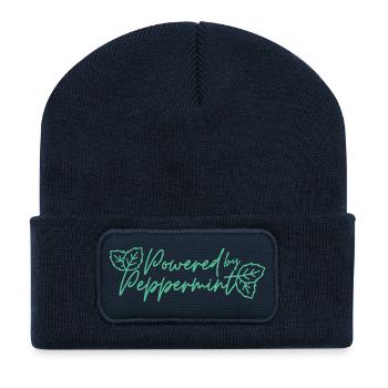 Powered by PepperMINT - Recycelte Patch Beanie - French Navy - Vorne