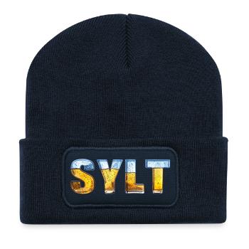 Sylt & Eis - Recycled Patch Beanie - french navy - Front