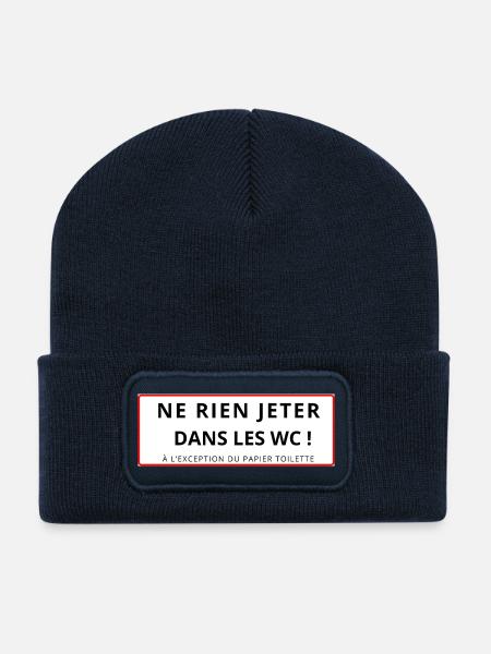 Toilette - Recycelte Patch Beanie - French Navy