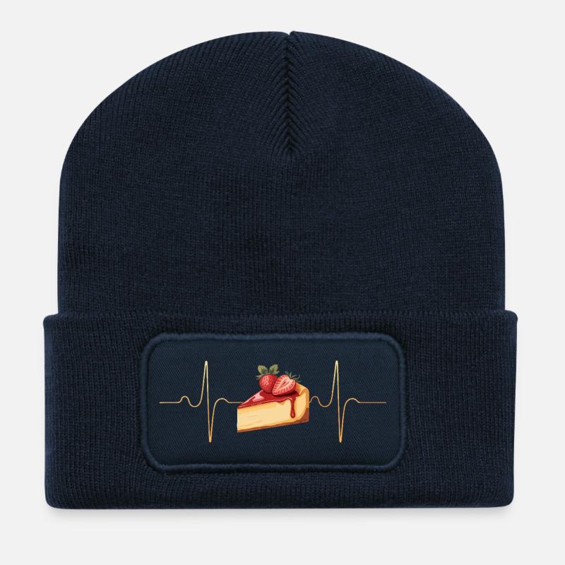 Kuchen - Recycelte Patch Beanie - French Navy