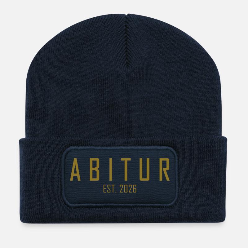 Abitur 2026 - Recycled Patch Beanie - french navy