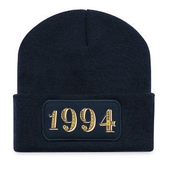 Cadeau d’anniversaire 1994 Vintage 1994  - Beanie recyclé à patch - bleu marine - Devant