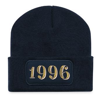 1996 Vintage 1996 Birthday Gift - Recycled Patch Beanie - french navy - Front