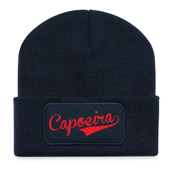 Capoeira – Kampf – Tanz - Recycelte Patch Beanie - French Navy - Vorne