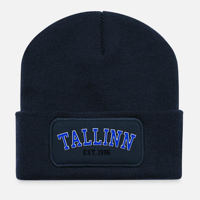Tallinn Est. 1996 - Recycled Patch Beanie - french navy