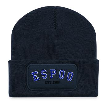 Fondation d’Espoo en 1986 - Beanie recyclé à patch - bleu marine - Devant