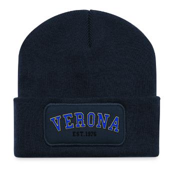 Verona Est. 1976 - Recycled Patch Beanie - french navy - Front
