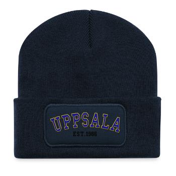 Uppsala fondée en 1986 - Beanie recyclé à patch - bleu marine - Devant