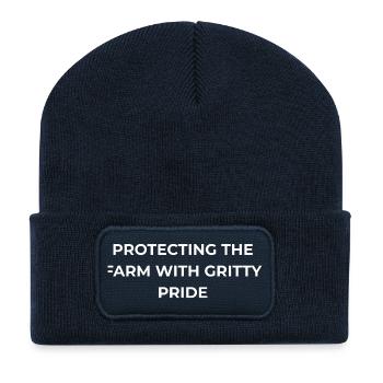 Welder Gritty Pride - Recycled Patch Beanie - french navy - Front