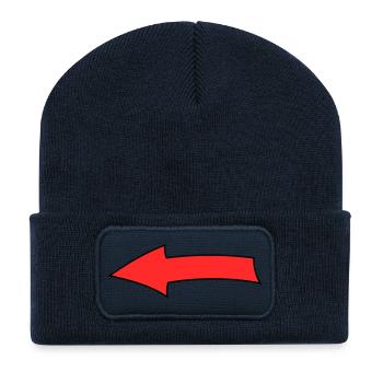 Arrow bow - Recycled Patch Beanie - french navy - Front