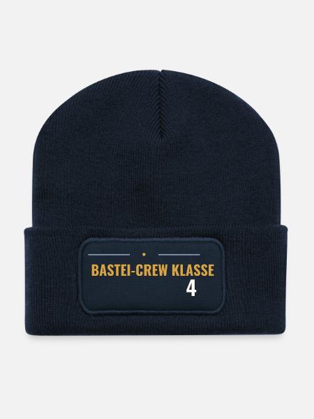 Bastei-Crew Shirt – Klassenfahrt Klasse 4 - Recycelte Patch Beanie - French Navy