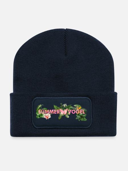 Summervogel - Recycelte Patch Beanie - French Navy