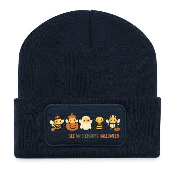 Bienen-Halloween-Parade - Recycelte Patch Beanie - French Navy - Vorne