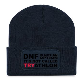 TRYATHLON - Recycelte Patch Beanie - French Navy - Vorne