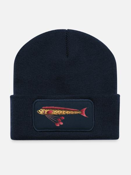 Riemenfisch - Recycelte Patch Beanie - French Navy