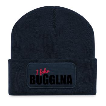 Buggl na - Recycelte Patch Beanie - French Navy - Vorne