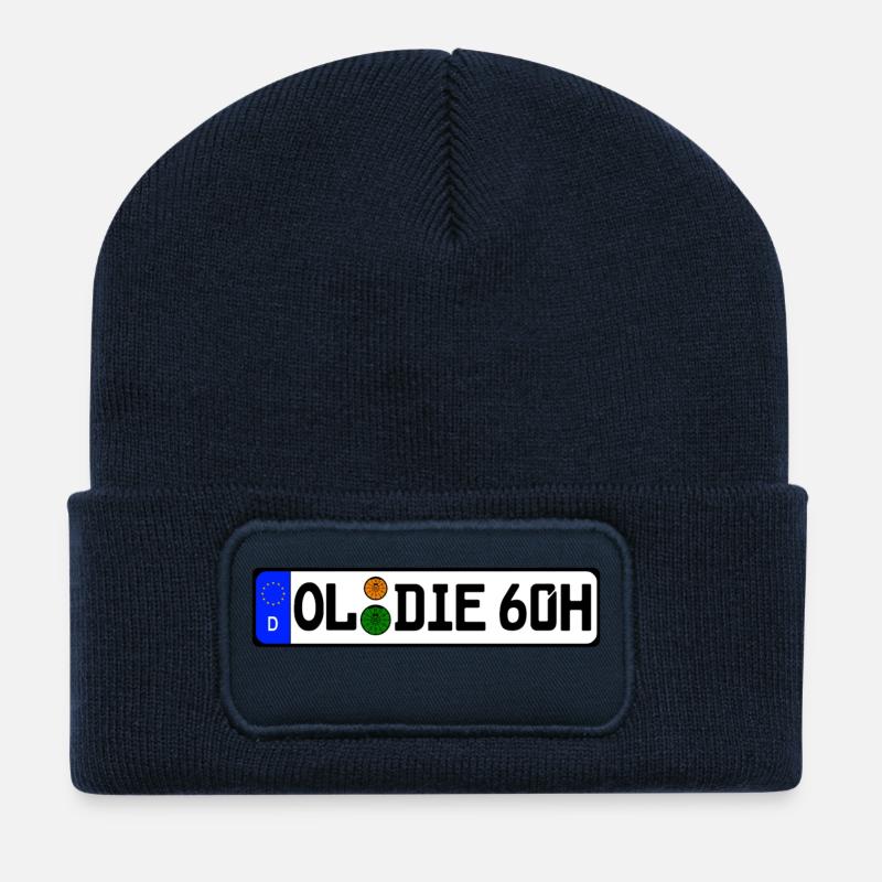 Oldie 60 years history - Recycled Patch Beanie - french navy