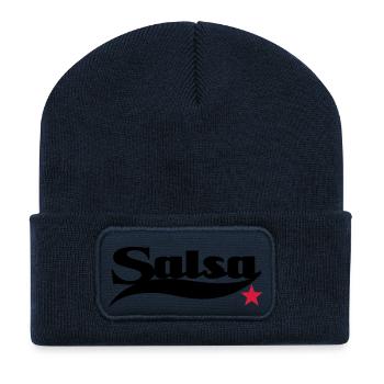 Salsa - Salsa Dance Shirt - Recycelte Patch Beanie - French Navy - Vorne
