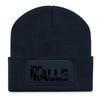Team Malle 2 - Recycelte Patch Beanie - French Navy - Vorne