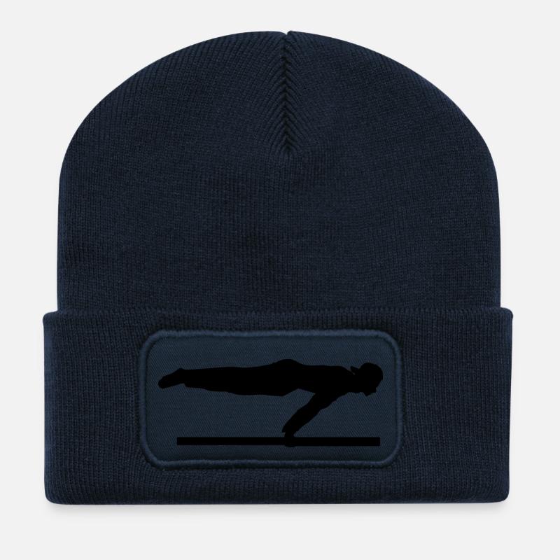 Full Planche - Calisthenics - Recycled Patch Beanie - french navy