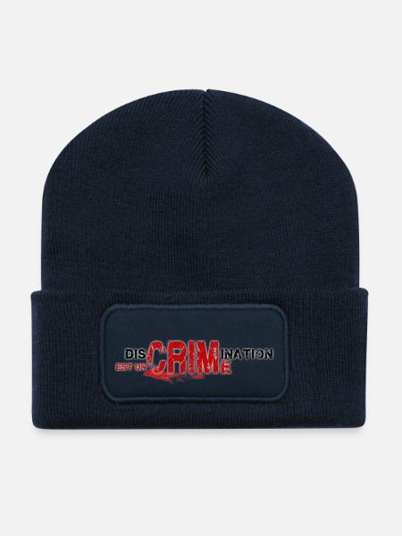 discrimination - Recycled Patch Beanie - french navy