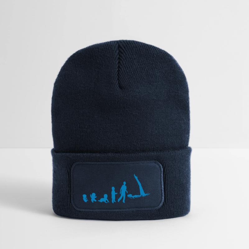 evolution natation synchro foetus human8 Beanie recyclé à patch