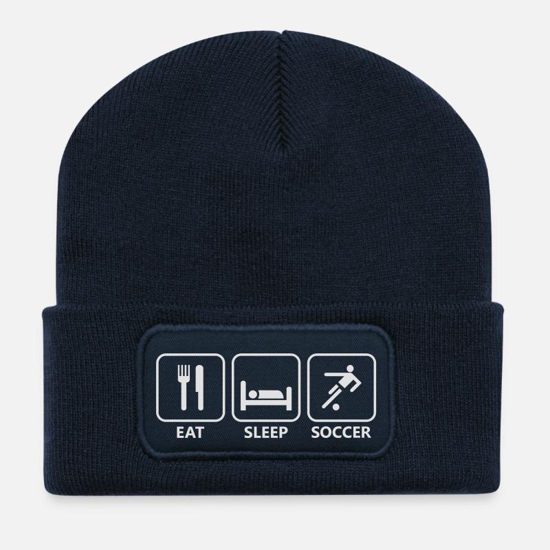 Fußball - Recycled Patch Beanie - french navy