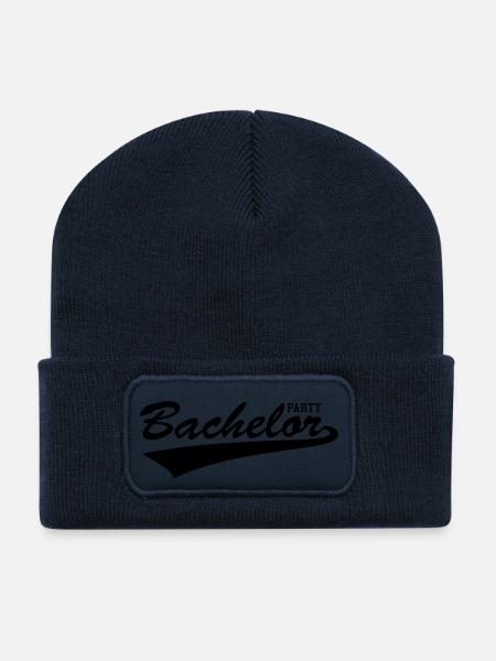 Bachelor Party - Recycelte Patch Beanie - French Navy