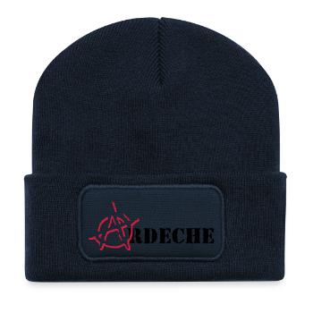 Anarchy Ardeche - Recycled Patch Beanie - french navy - Front