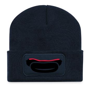 Sausage - Recycled Patch Beanie - french navy - Front