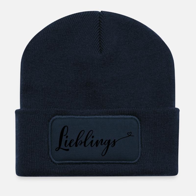 Lieblings - Recycelte Patch Beanie - French Navy