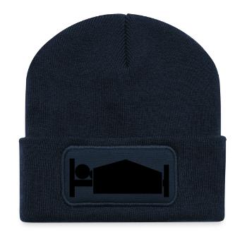 morning bed - Recycled Patch Beanie - french navy - Front