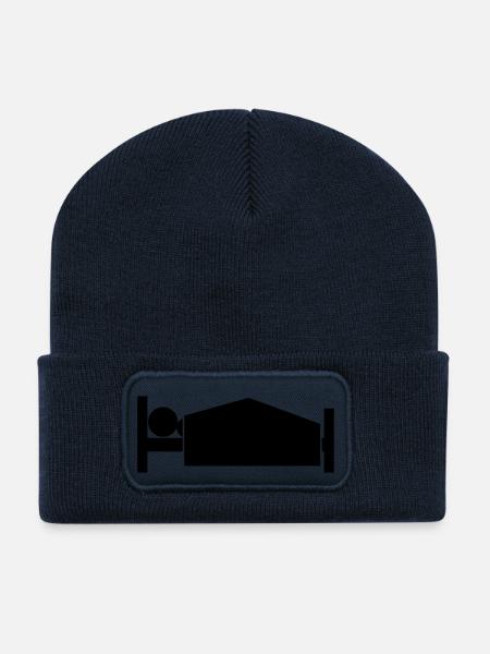 morning bed - Recycelte Patch Beanie - French Navy