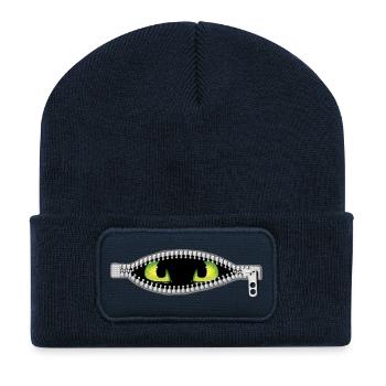 Monster inside me - Recycled Patch Beanie - french navy - Front