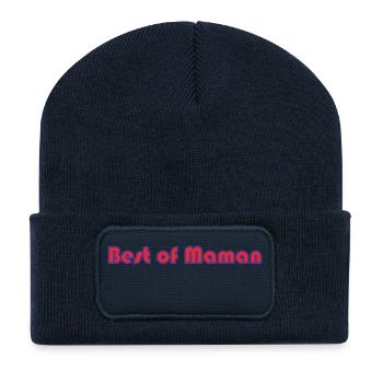 HAPPY MOTHER'S DAY. MOM. MOTHER's DAY - Recycled Patch Beanie - french navy - Front