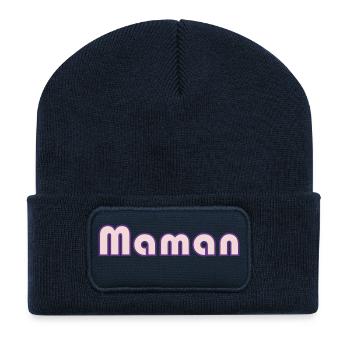 SCHÖNEN MUTTERTAG. MAMA. MUTTERTAG. ICH LIEBE DICH - Recycelte Patch Beanie - French Navy - Vorne