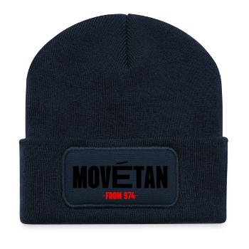 Movetan - Recycled Patch Beanie - french navy - Front