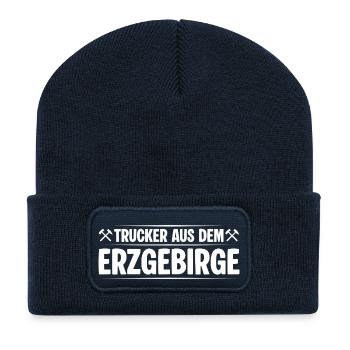 Trucker Erzgebirge - Recycelte Patch Beanie - French Navy - Vorne