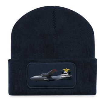 An-12 - Recycled Patch Beanie - french navy - Front
