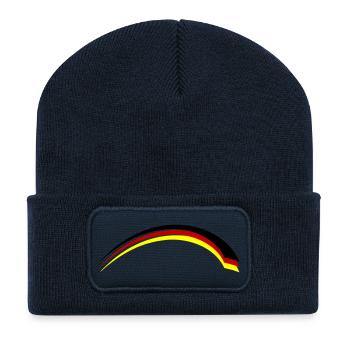 Drapeau de l’Allemagne - Beanie recyclé à patch - bleu marine - Devant