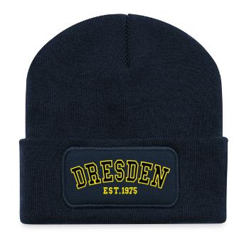 Dresden Est. 1975 - Recycled Patch Beanie - french navy - Front