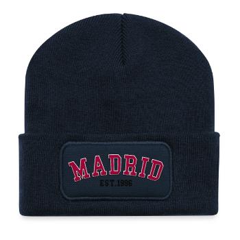 Madrid gegründet 1996 - Recycelte Patch Beanie - French Navy - Vorne