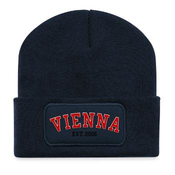 Vienna Est. 2006 - Recycled Patch Beanie - french navy - Front